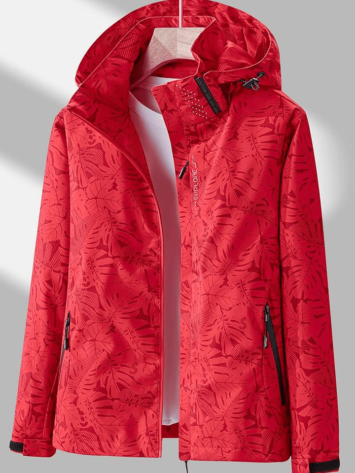 SABINE - PRINTED HOODED SOFTSHELL JACKET 4