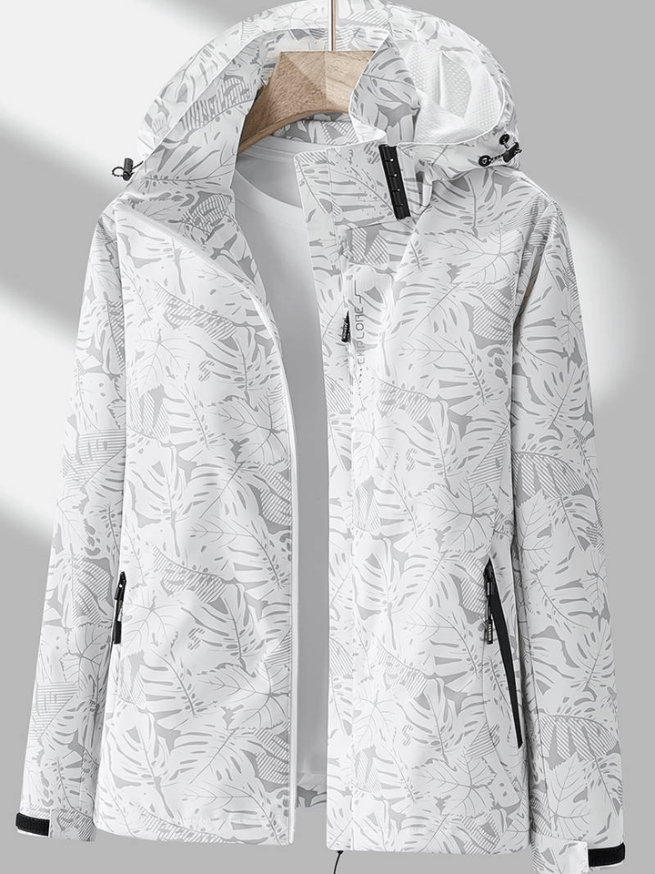 SABINE - PRINTED HOODED SOFTSHELL JACKET 5