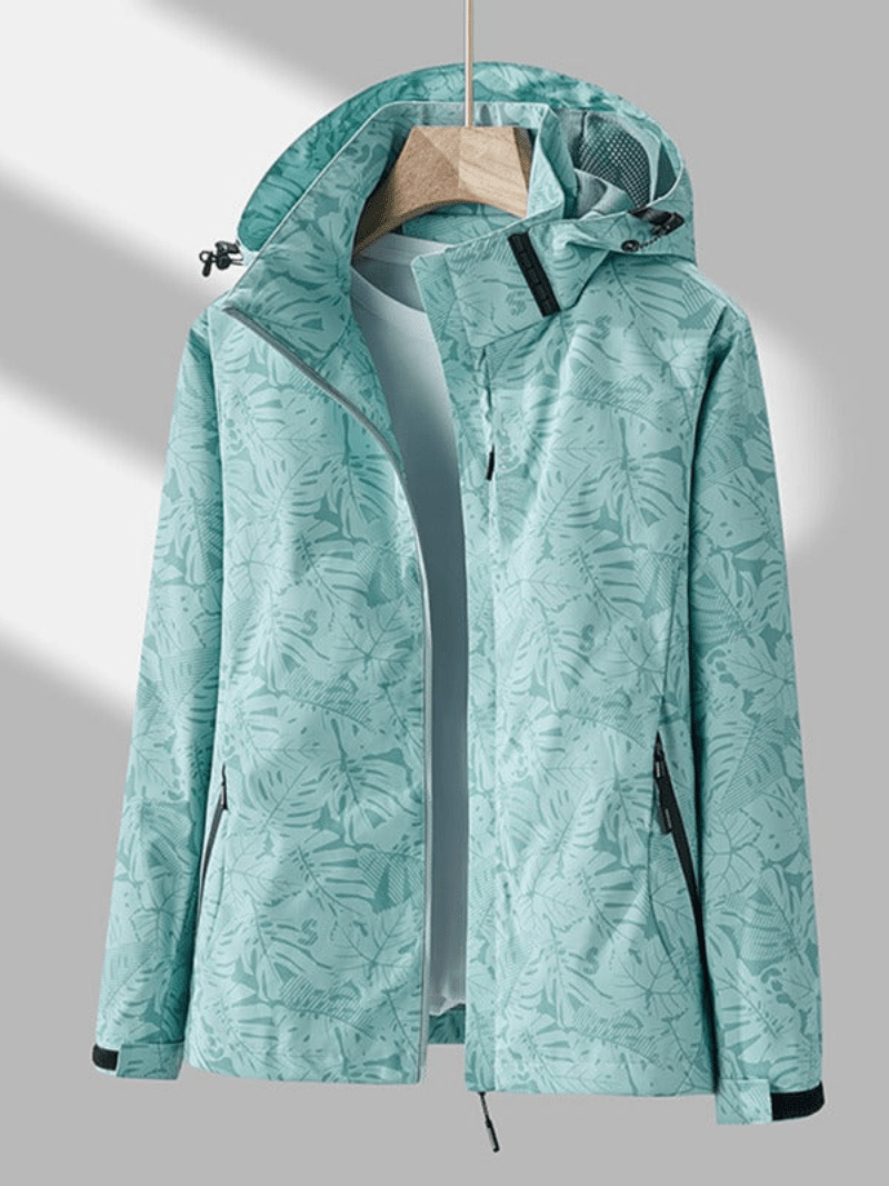 SABINE - PRINTED HOODED SOFTSHELL JACKET 6