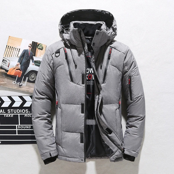 SAWYER | MEN'S HOODED INSULATED QUILTED PUFFER JACKET 2