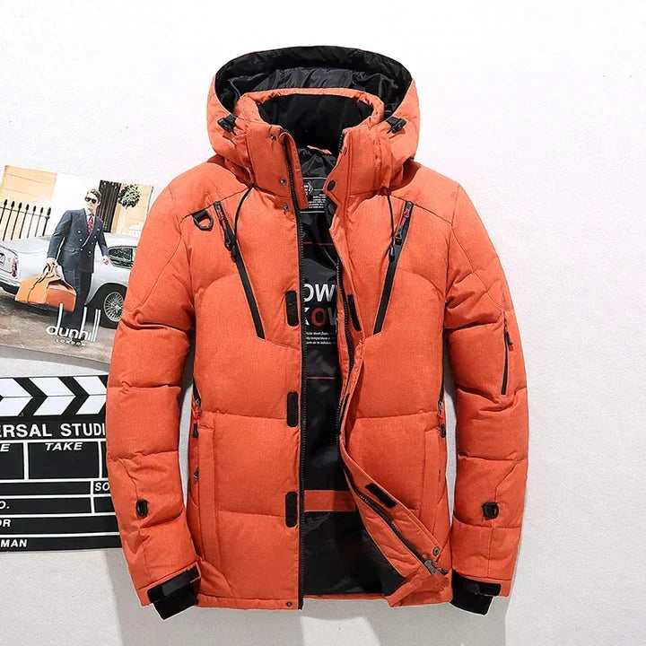 SAWYER | MEN'S HOODED INSULATED QUILTED PUFFER JACKET 3