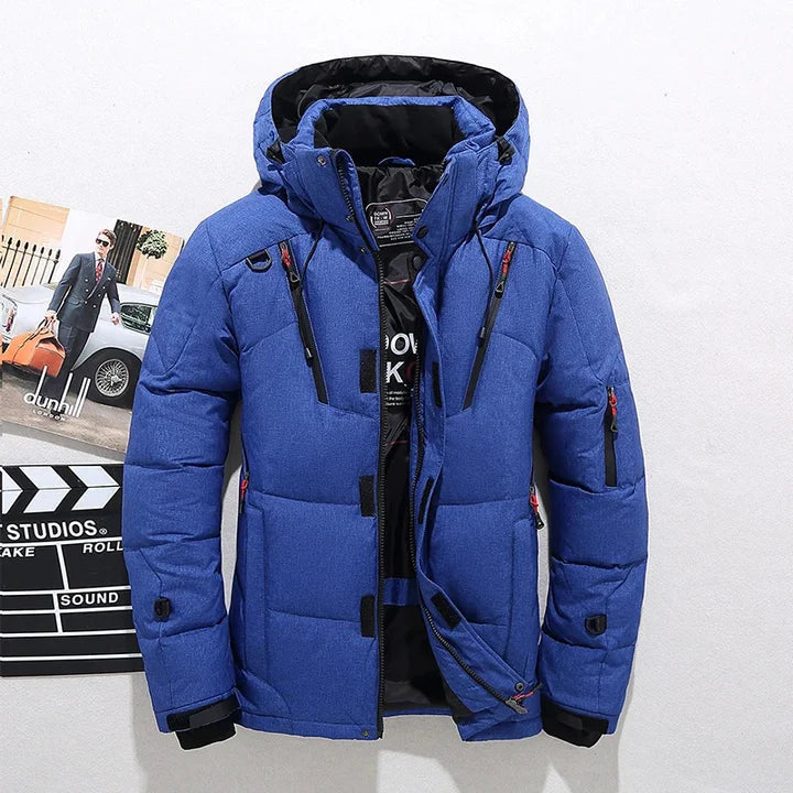 SAWYER | MEN'S HOODED INSULATED QUILTED PUFFER JACKET 5
