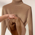 Selena | Women's Fleece Lined Turtleneck Sweater