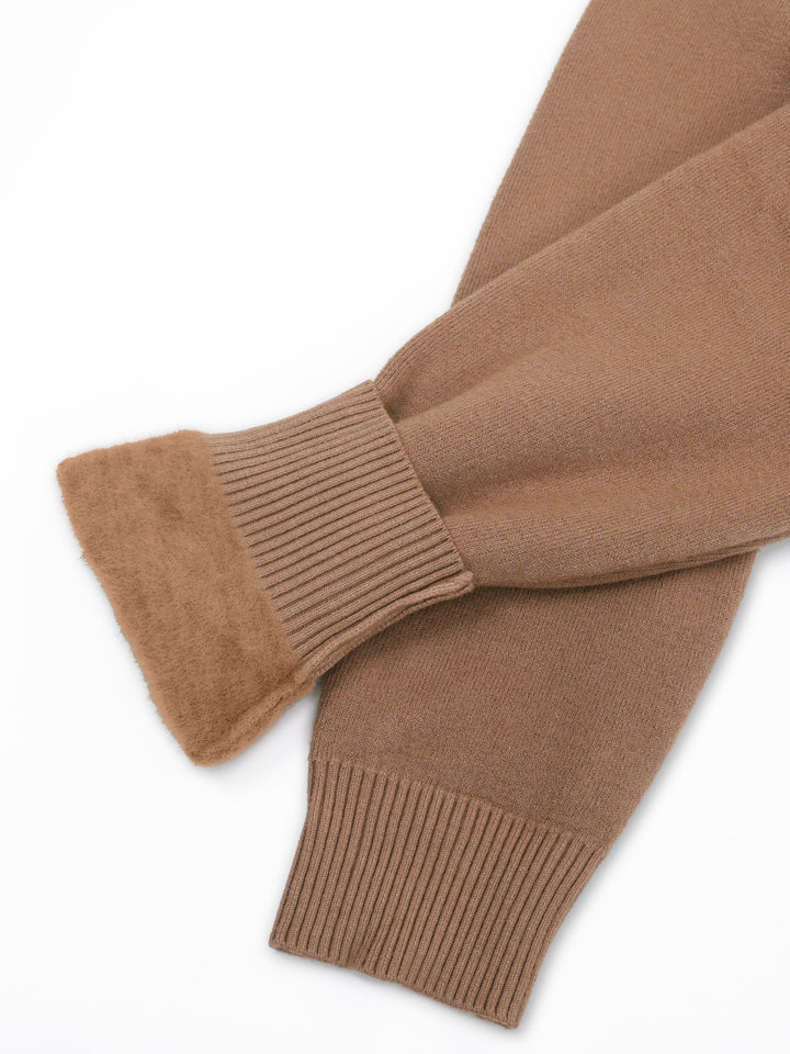 SELENA - FLEECE-LINED TURTLENECK SWEATER 11