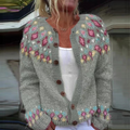 Selin | Women's Fair Isle Knit Cardigan