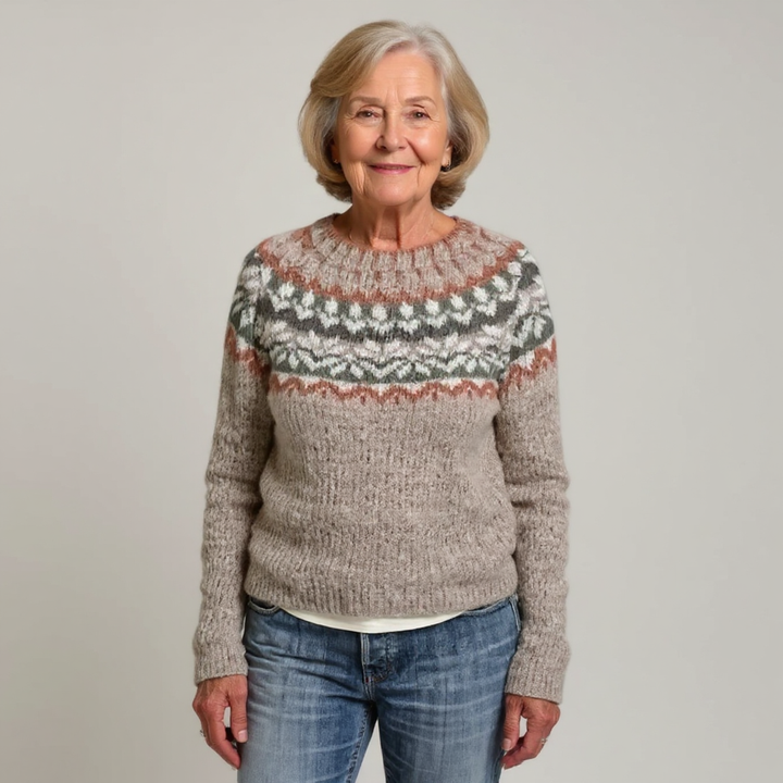 SENJA - NORDIC FAIR ISLE KNIT SWEATER 2