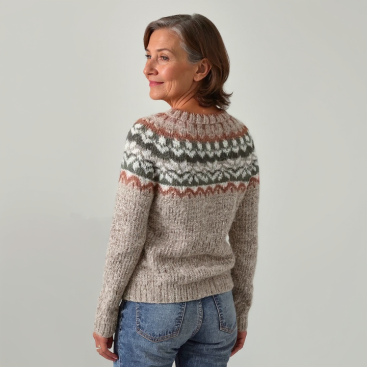 SENJA - NORDIC FAIR ISLE KNIT SWEATER 3