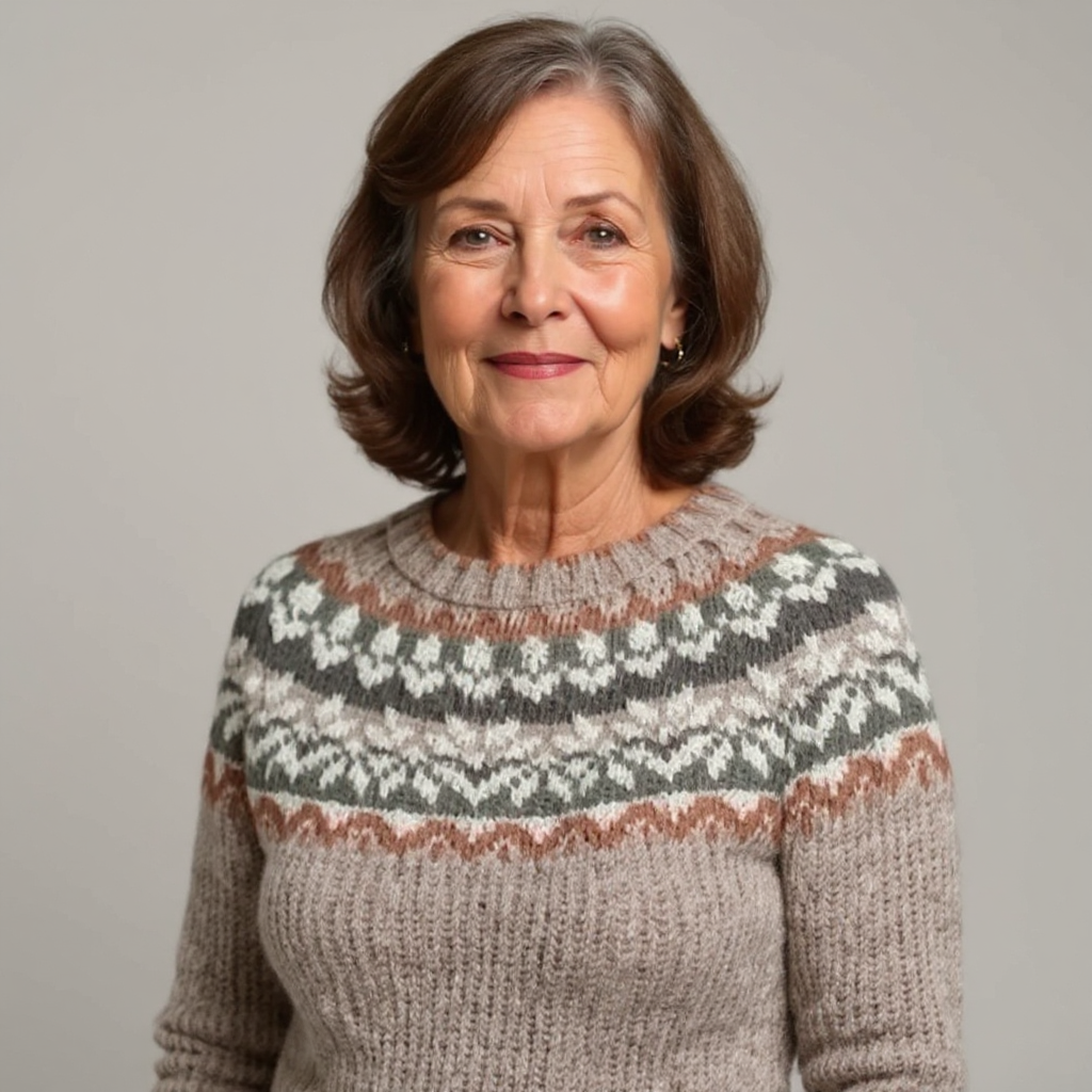 SENJA - NORDIC FAIR ISLE KNIT SWEATER 4