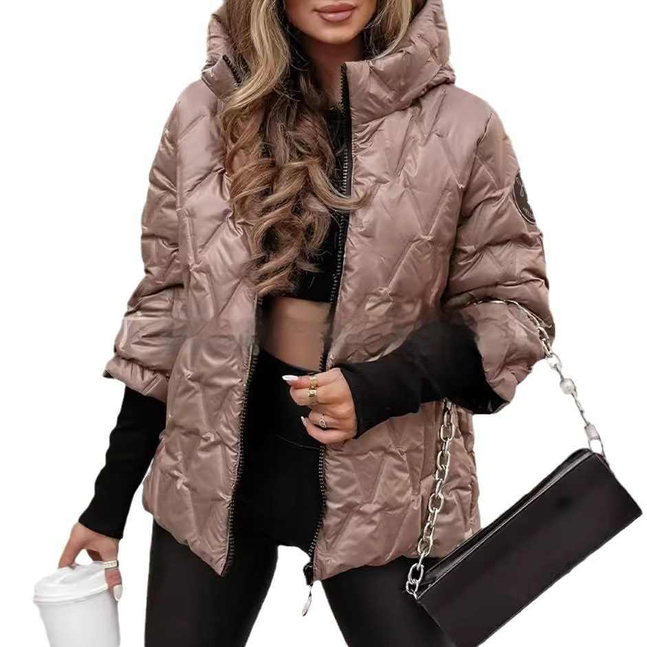 SEVERINE | WOMEN'S HOODED QUILTED PUFFER DOWN JACKET 1