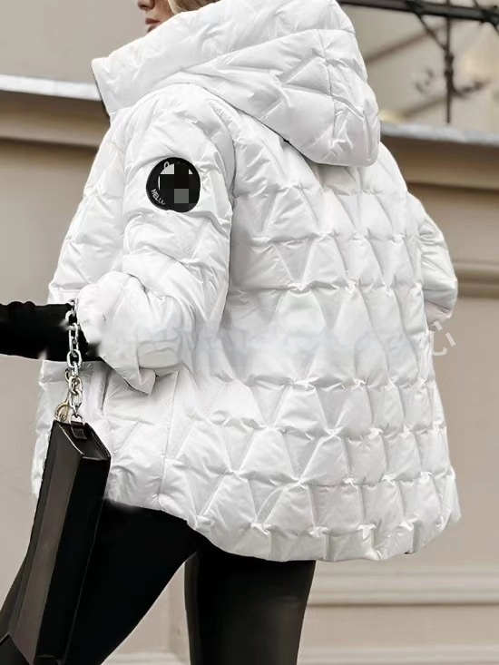 SEVERINE | WOMEN'S HOODED QUILTED PUFFER DOWN JACKET 3