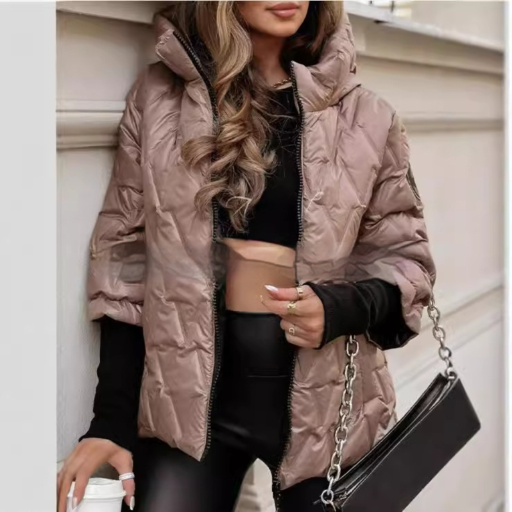 SEVERINE | WOMEN'S HOODED QUILTED PUFFER DOWN JACKET 5