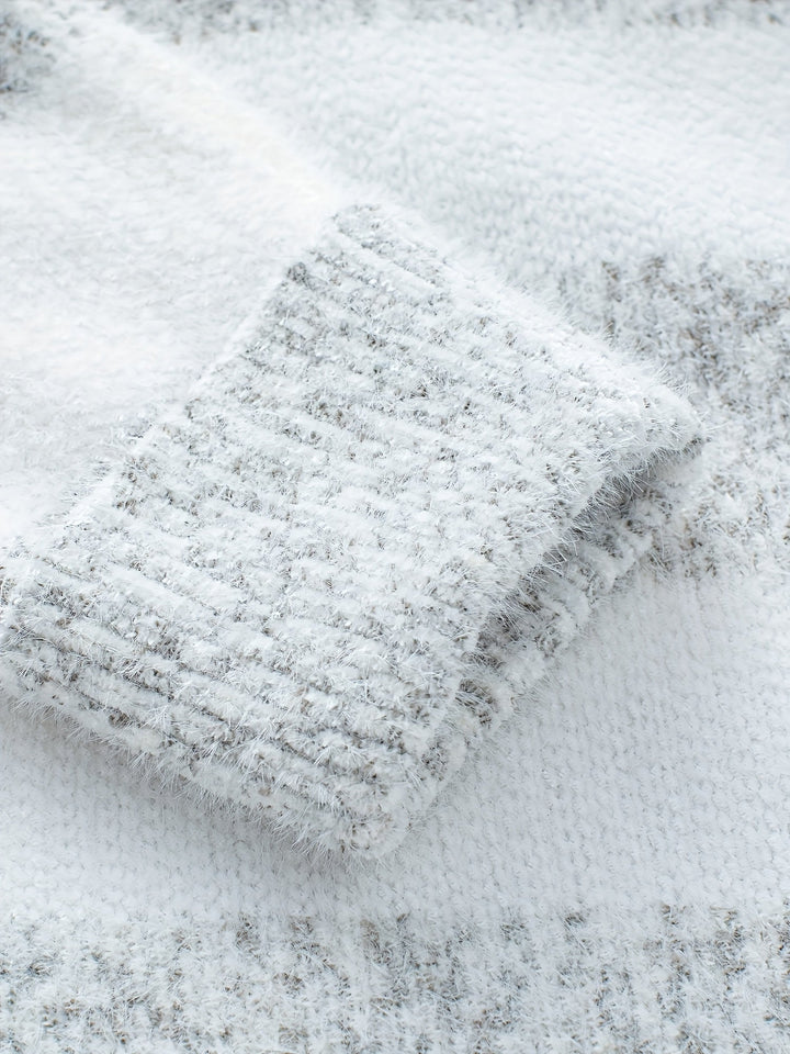 SIERRA - STRIPED MARL HIGH-NECK SWEATER 5