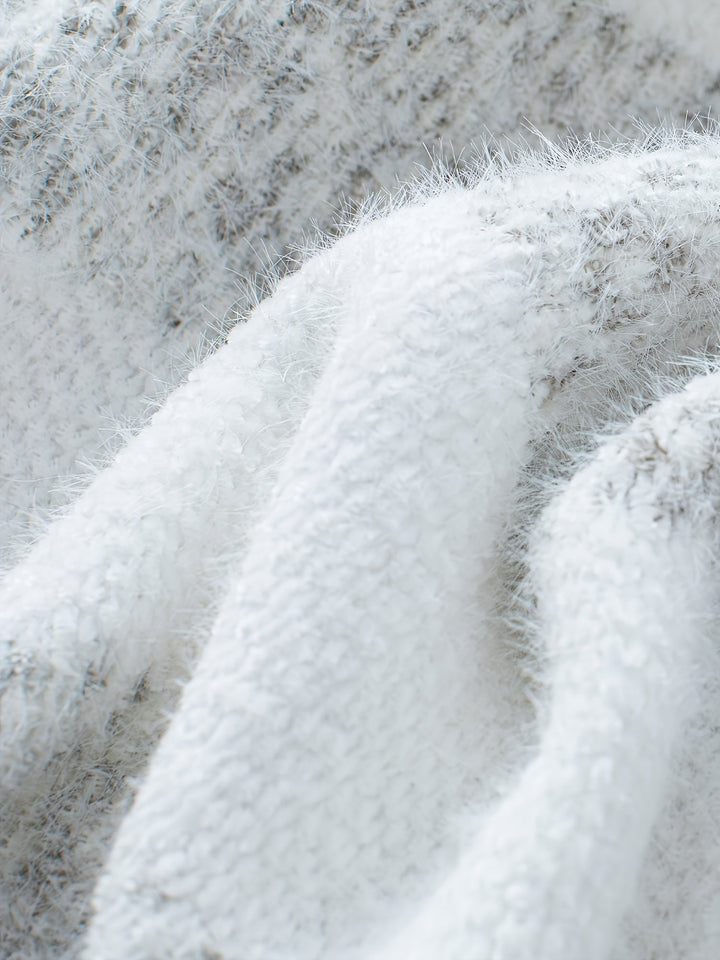 SIERRA - STRIPED MARL HIGH-NECK SWEATER 6