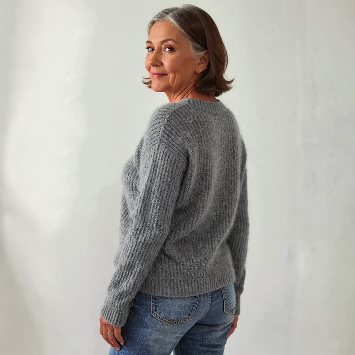 SIGNE | WOMEN'S SHEEP SWEATER KNIT NORDIC COZY PULLOVER 3