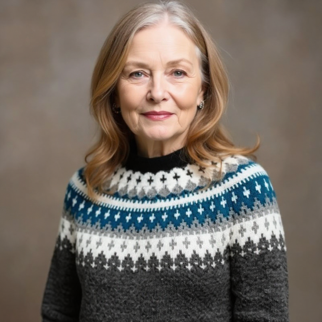 SIGRID | WOMEN'S FAIR ISLE TUNIC SWEATER NORDIC KNIT PULLOVER 4