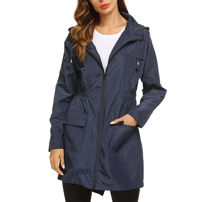 SIMONE - LIGHTWEIGHT HOODED RAIN JACKET 10