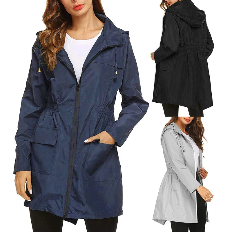 SIMONE - LIGHTWEIGHT HOODED RAIN JACKET 5