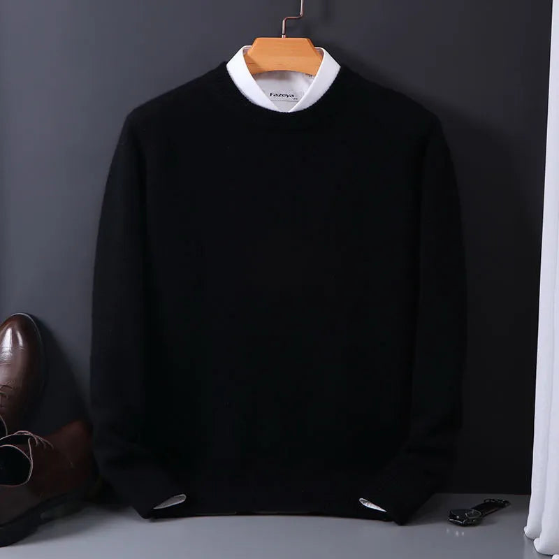 SINCLAIR - SOFT CREW NECK KNIT SWEATER 1