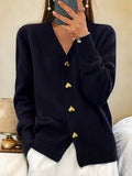 Aira | Women's Wool Button Front Cardigan