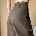 Tahlia | Women's High Waisted Wide Leg Trousers