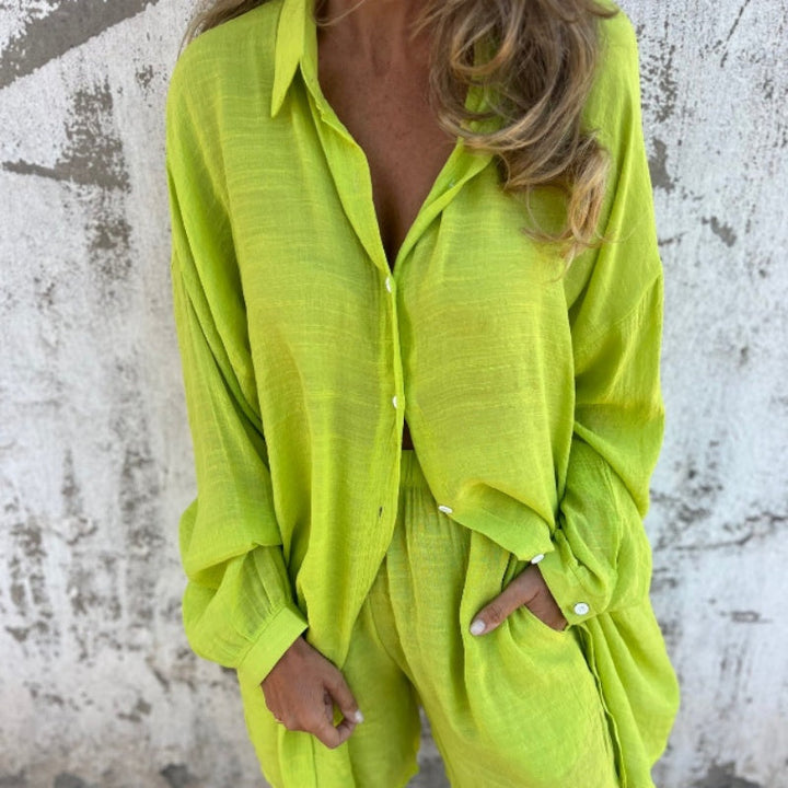 Lyrie - Relaxed Polo Set