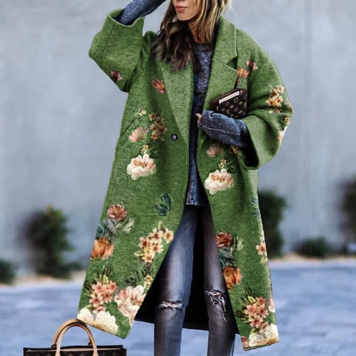 SYLVETTE | WOMEN'S PLAID WOOL COAT LONG WINTER OVERCOAT 2