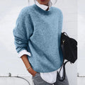 Sylvie | Women's Soft Knit Crew Neck Sweater