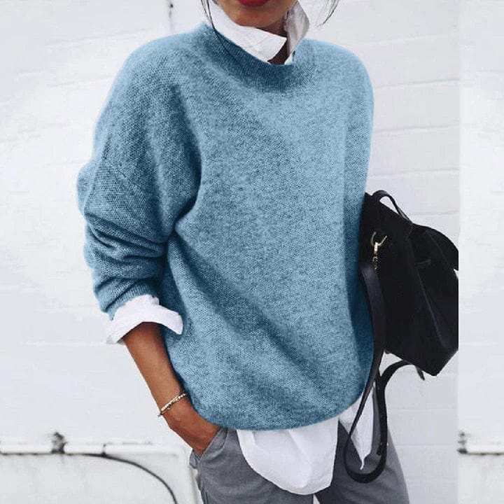 SYLVIE - SOFT CREW NECK SWEATER 1