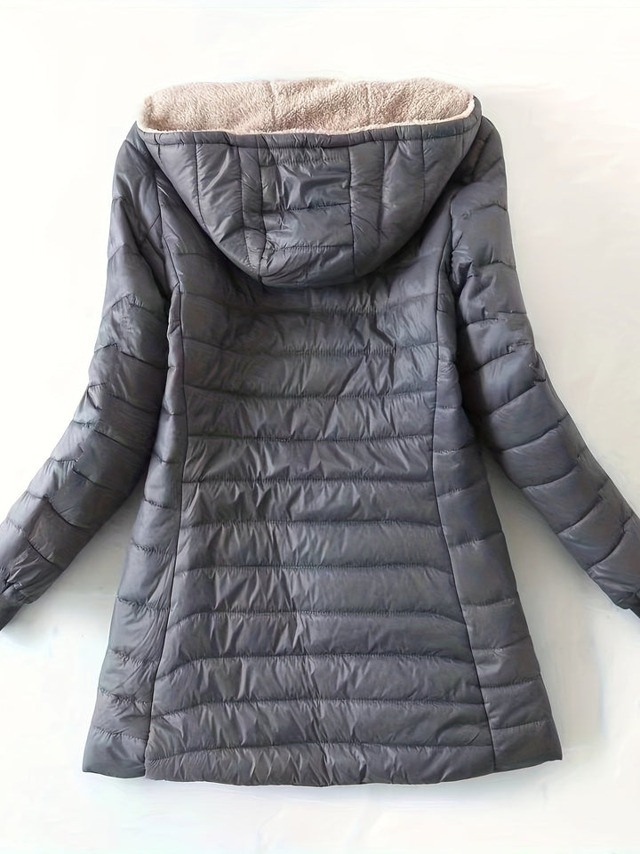 TALIA - FLEECE-LINED QUILTED PUFFER COAT 8
