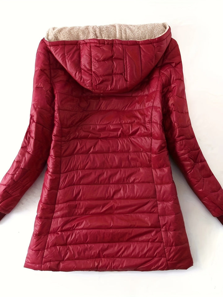TALIA - FLEECE-LINED QUILTED PUFFER COAT 9