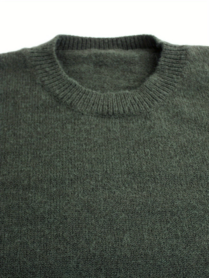 THAIS | WOMEN'S CREW NECK KNIT PULLOVER SWEATER 7