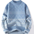 THEOPHILE | MEN'S NORDIC CREW NECK WINTER SWEATER