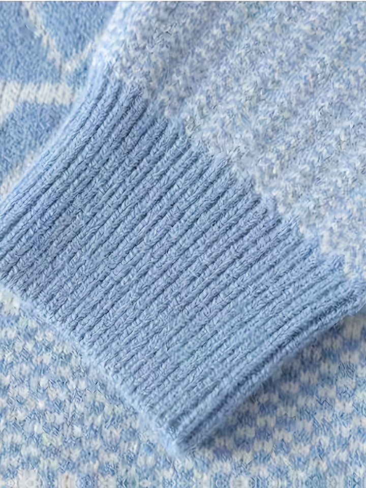 THEOPHILE | MEN'S NORDIC CREW NECK WINTER SWEATER 6