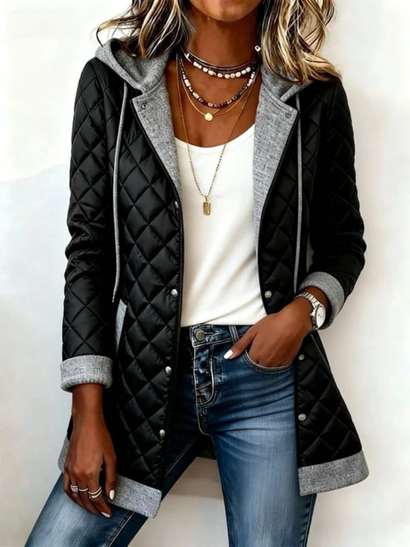 THERESE | WOMEN'S HOODED QUILTED LIGHTWEIGHT JACKET 1
