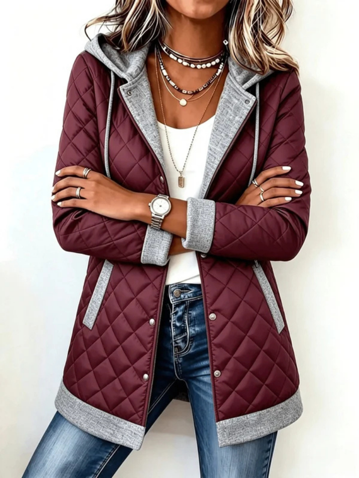 THERESE | WOMEN'S HOODED QUILTED LIGHTWEIGHT JACKET 3