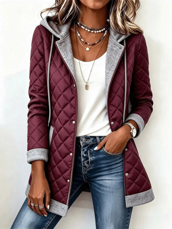 THERESE | WOMEN'S HOODED QUILTED LIGHTWEIGHT JACKET 6