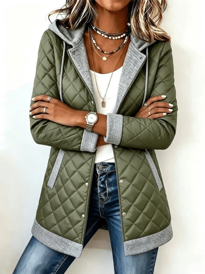 THERESE | WOMEN'S HOODED QUILTED LIGHTWEIGHT JACKET 7