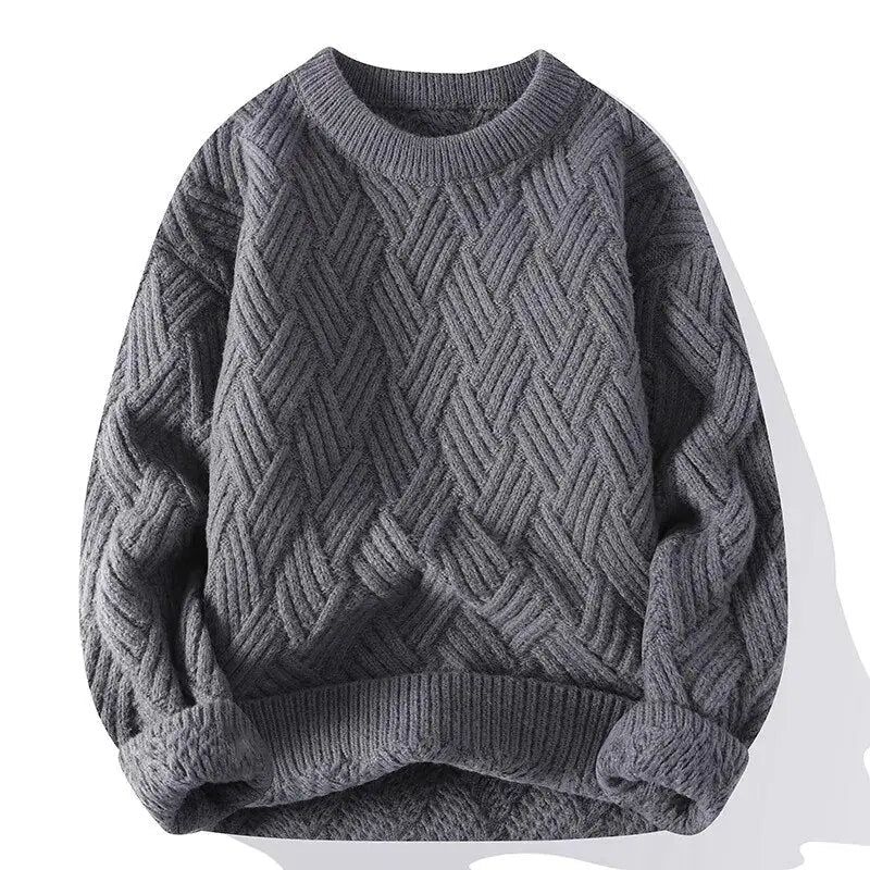 TONY | MEN'S KNIT SWEATER CREW NECK PULLOVER 1