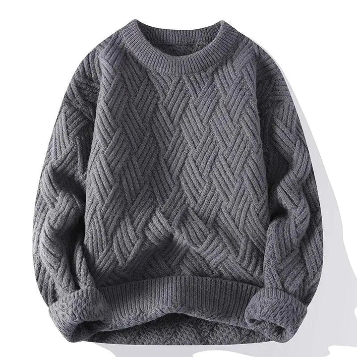 TONY | MEN'S KNIT SWEATER CREW NECK PULLOVER 1