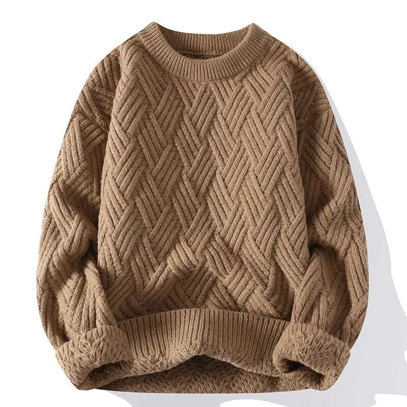 TONY | MEN'S KNIT SWEATER CREW NECK PULLOVER 4