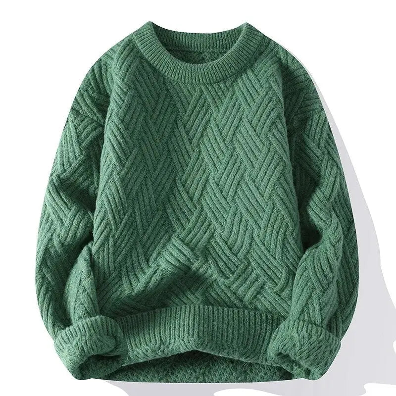 TONY | MEN'S KNIT SWEATER CREW NECK PULLOVER 5