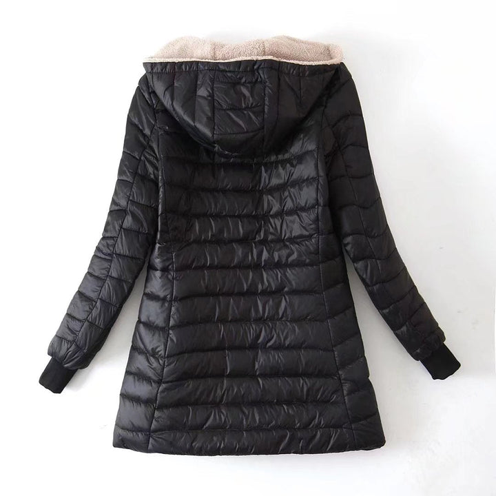 URSULE | WOMEN'S LONG HOODED QUILTED PUFFER COAT 6