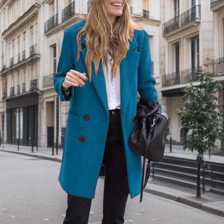 VALENTINE - DOUBLE BREASTED BOUCLE COAT 5