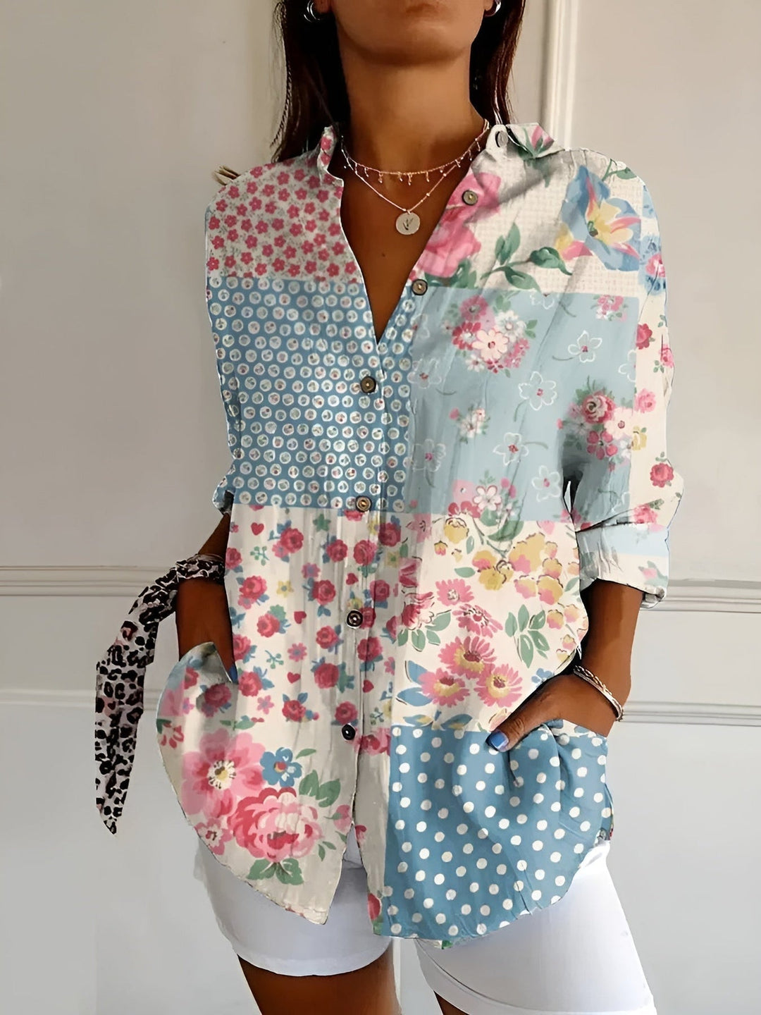 Ysara - Casual Printed Blouse