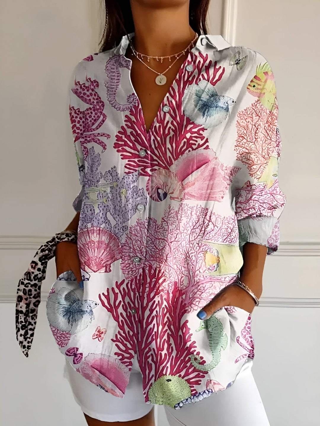 Ysara - Casual Printed Blouse