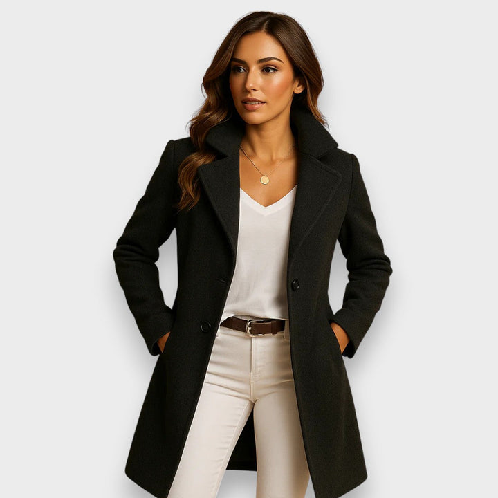 GRACE – CLASSIC LONG COAT FOR REFINED EVERYDAY STYLE