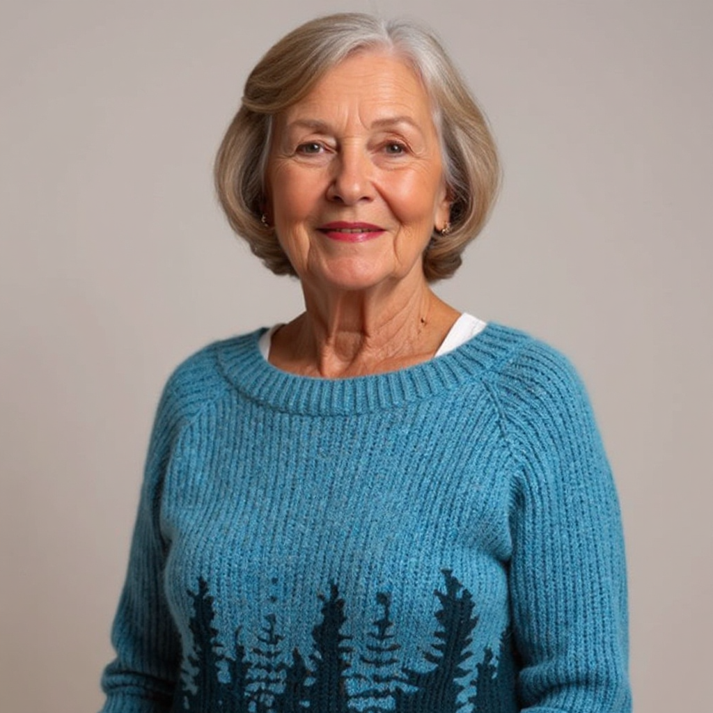 VERA | WOMEN'S NORDIC SWEATER KNIT FAIR ISLE COZY PULLOVER 4