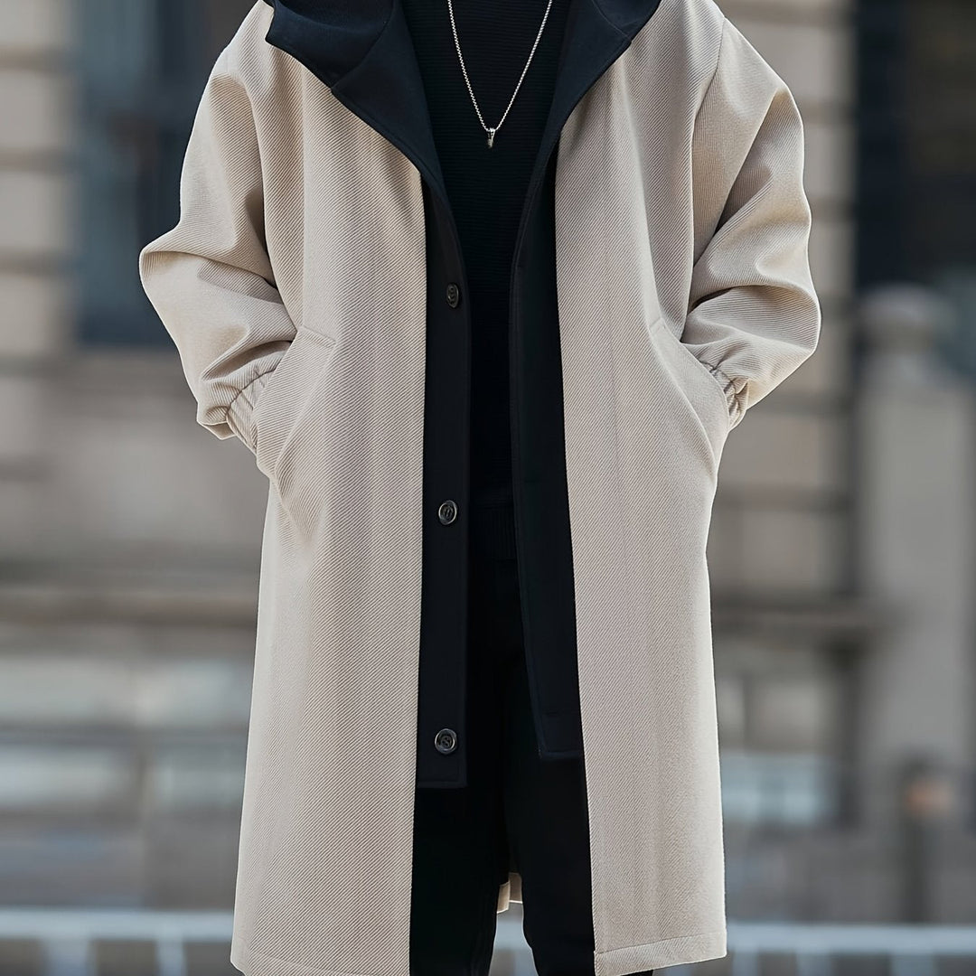 VERNON - LAYERED COLLAR HOODED COAT 1