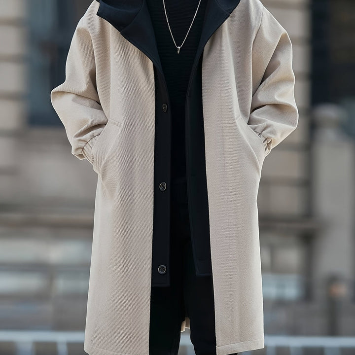 VERNON - LAYERED COLLAR HOODED COAT 1