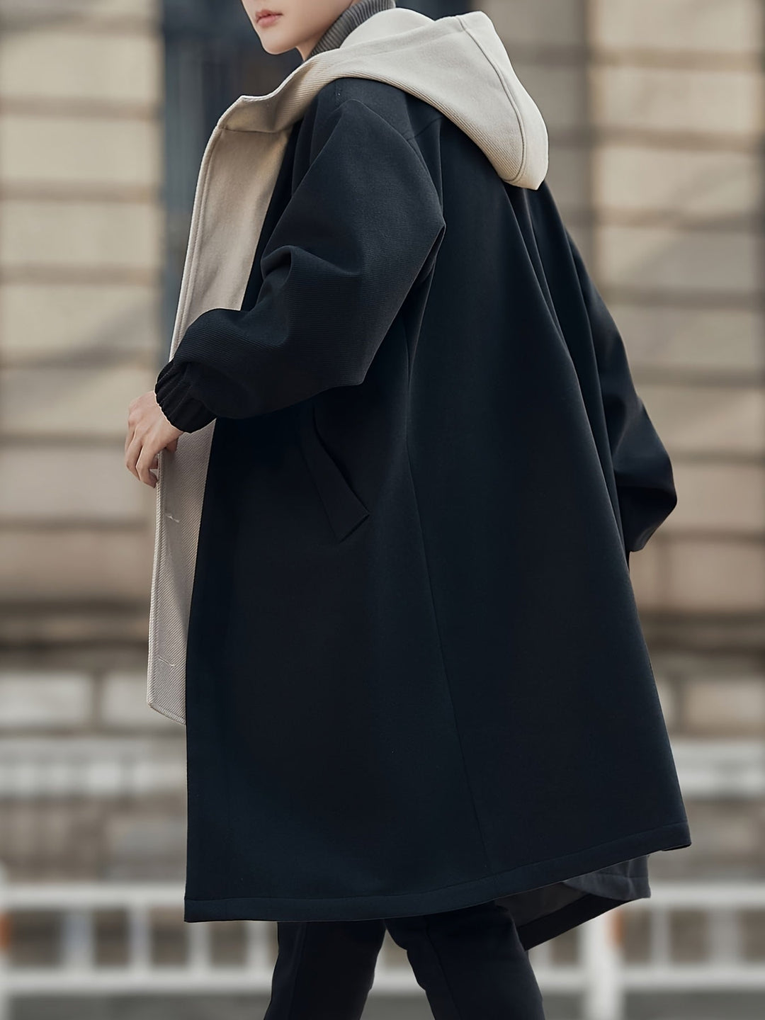 VERNON - LAYERED COLLAR HOODED COAT 11